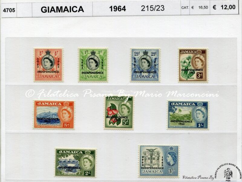 4705 Francobolli Giamaica - anno 1964