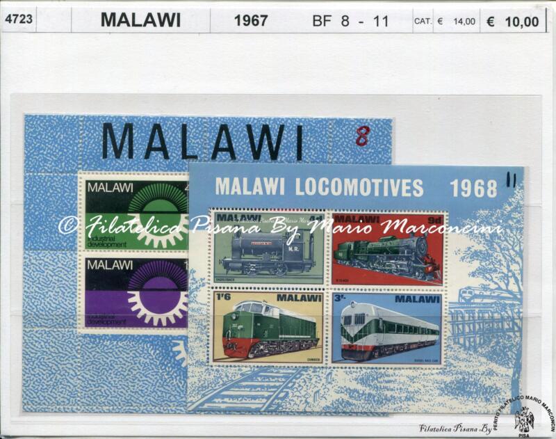 4723 Francobolli Malawi - anno 1967