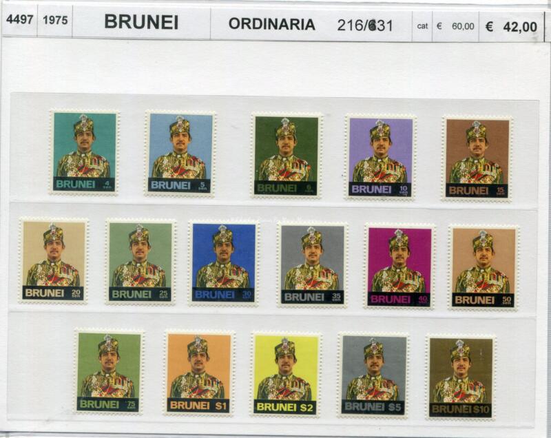 22  Brunei   1975   Effifie reale  216/231