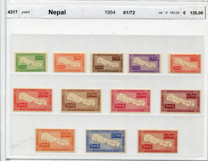 23  Nepal   1954  ordinari   61/ 72