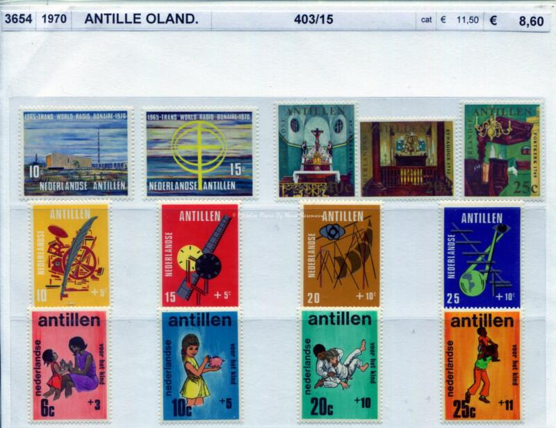 3655 Francobolli Antille Olandesi - Anno 1971
