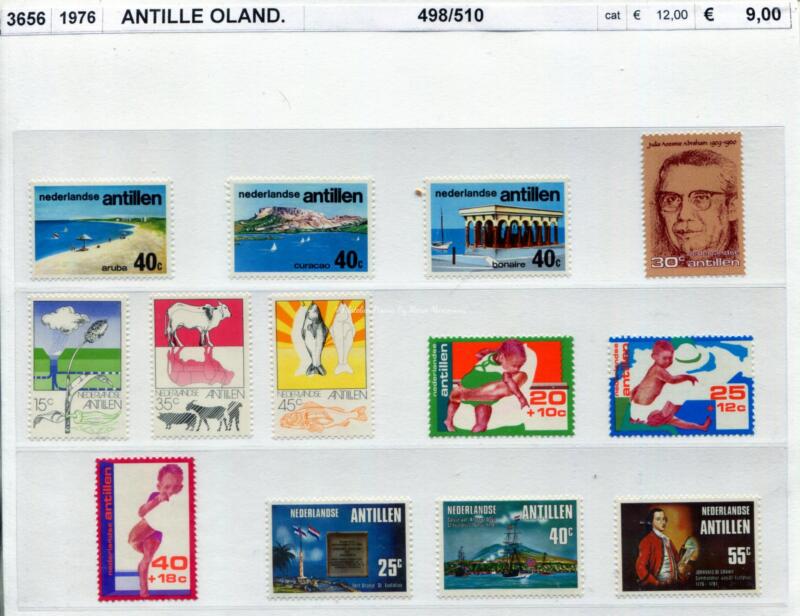 3656 Francobolli Antille Olandesi - Anno 1976