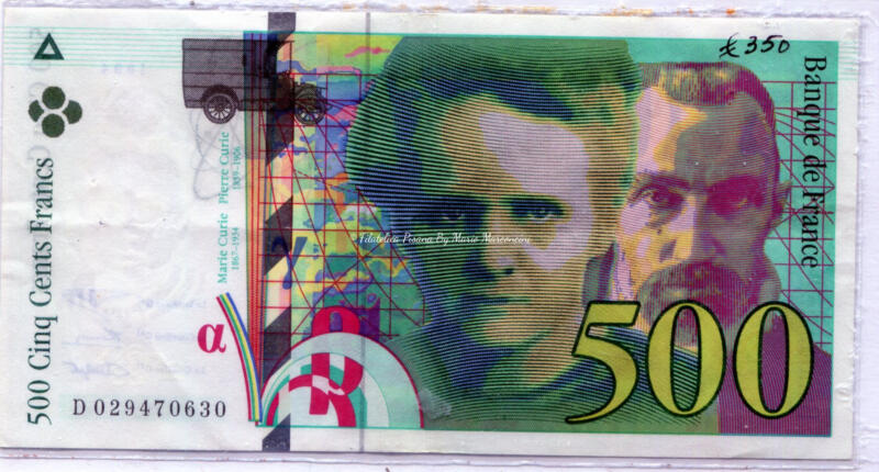 Banconota Francia 1994 Franchi 500