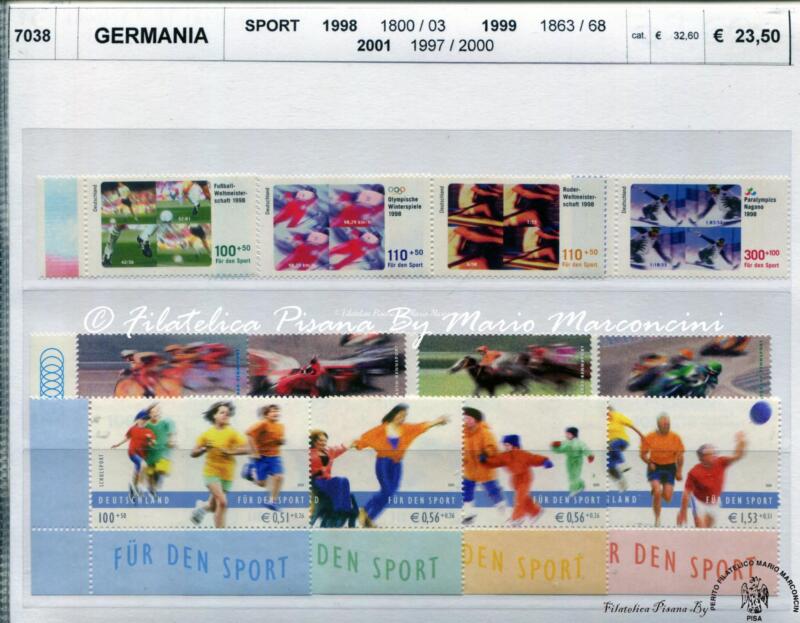 1738   Germania   varie  Sport  1998  / 2001
