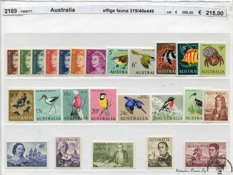 Australia   1966 / 1971   Ordinaria  319/340 e 449