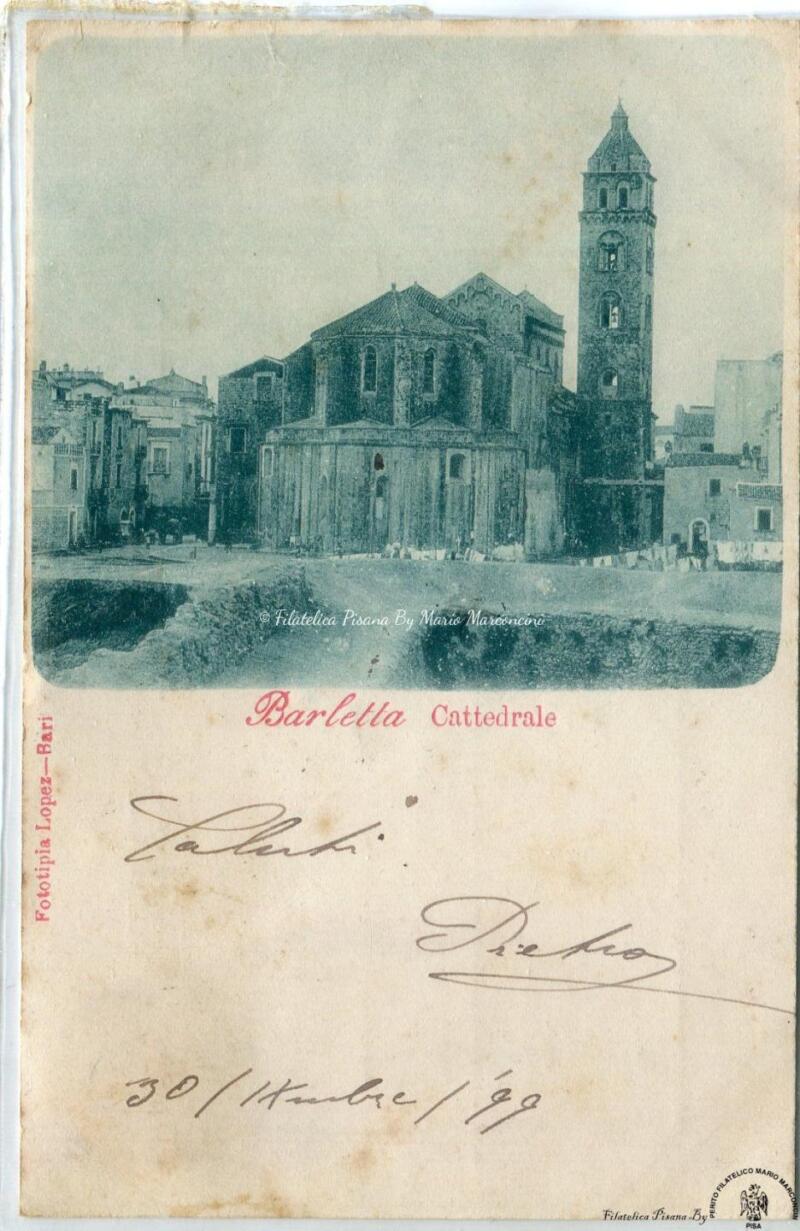 Cartolina Illustrata. Barletta - Cattedrale