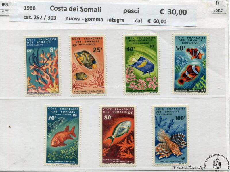 Costa dei Somali   1966   Pesci  292 / 303