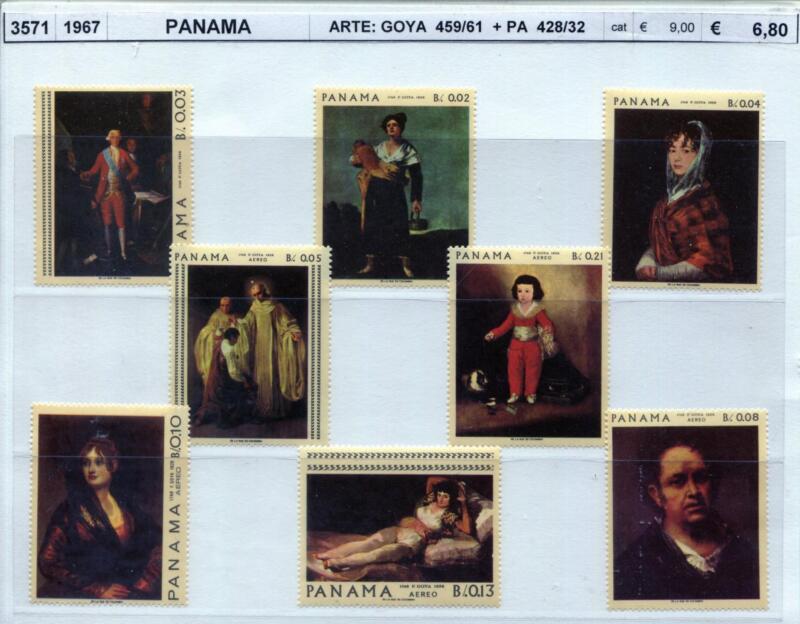Francobolli Panama - Anno 1967 - QUADRI Goya