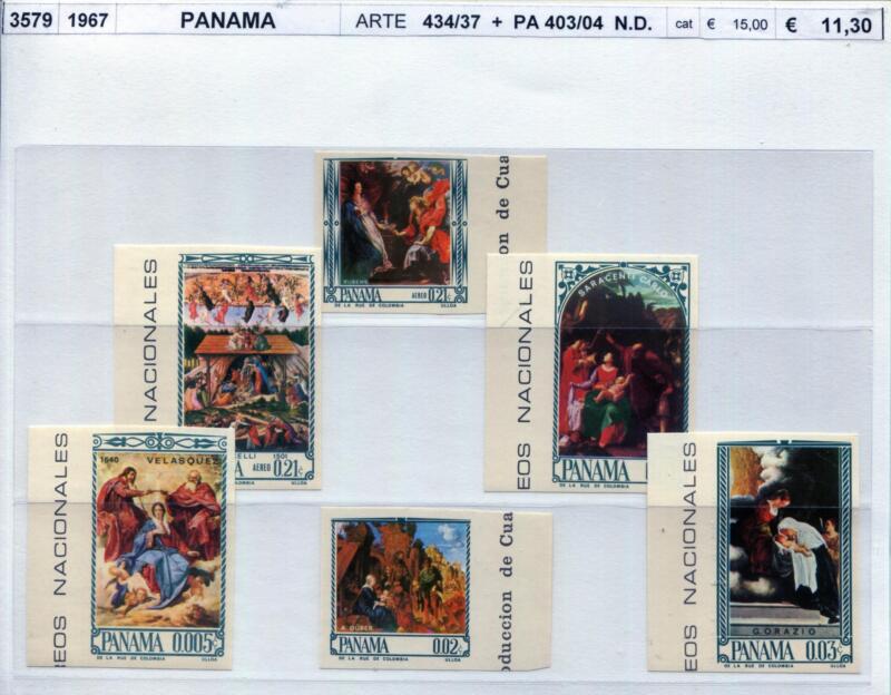 Francobolli Panama - Anno 1967 QUADRI
