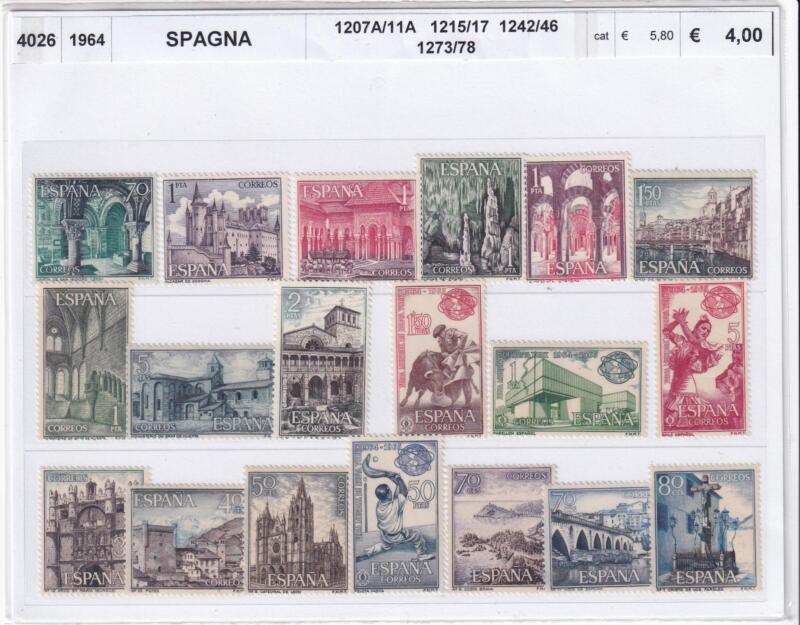 Francobolli Spagna - Anno 1964 Vedute