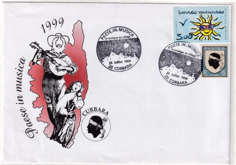 Busta con annullo speciale "Paese in musica - Corbara"