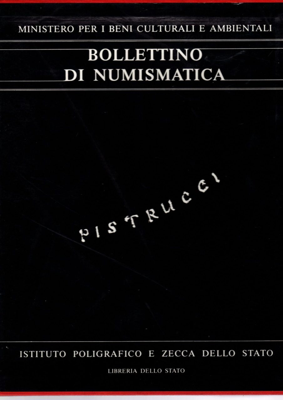 Bollettino Numismatica Pistrucci