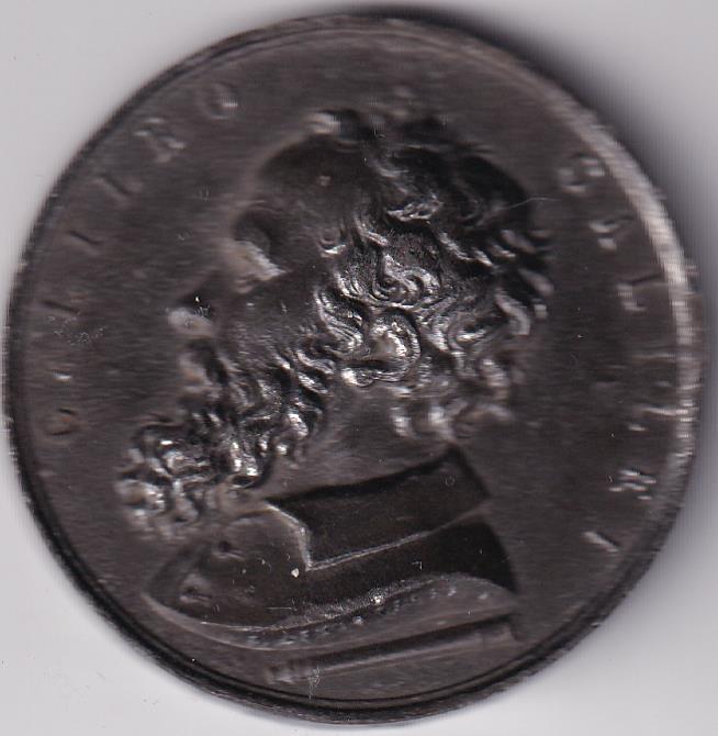 Medaglia Galileo Galilei Pisa 300° - Diam. 55 bronzo fusione Opus Valli