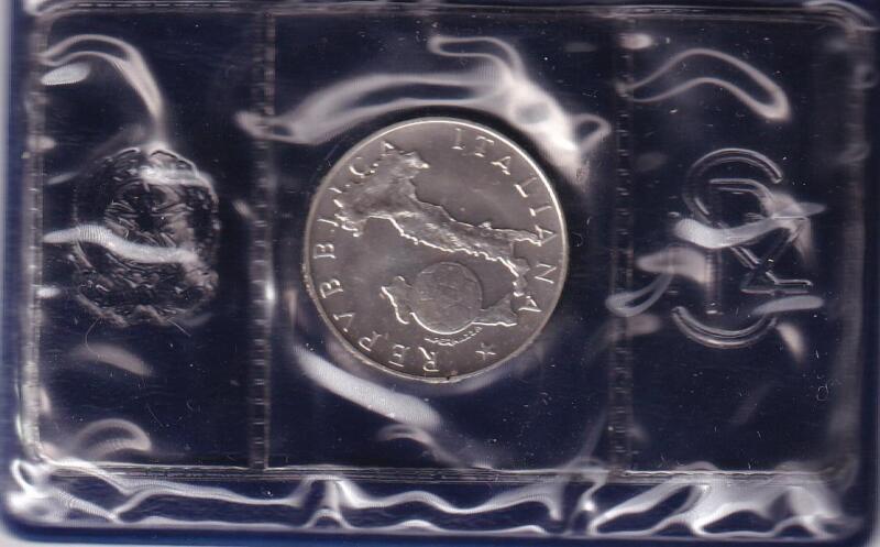 Moneta commemorativa Italia Repubblica Lire 500 Campionato mondiale di Calcio Messico 1986 Anno 1986 FDC