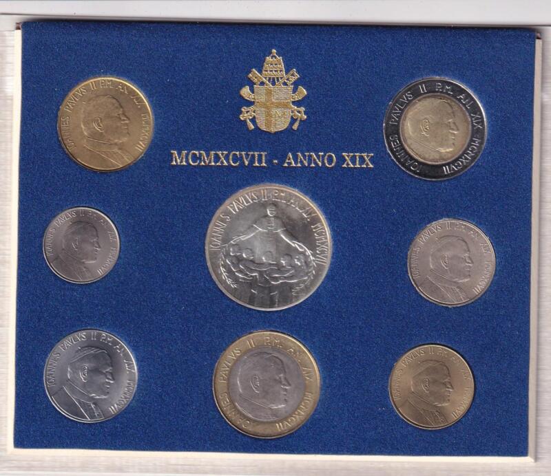 Monete Vaticano 1997 Serie divisionale fior di conio Anno XIX