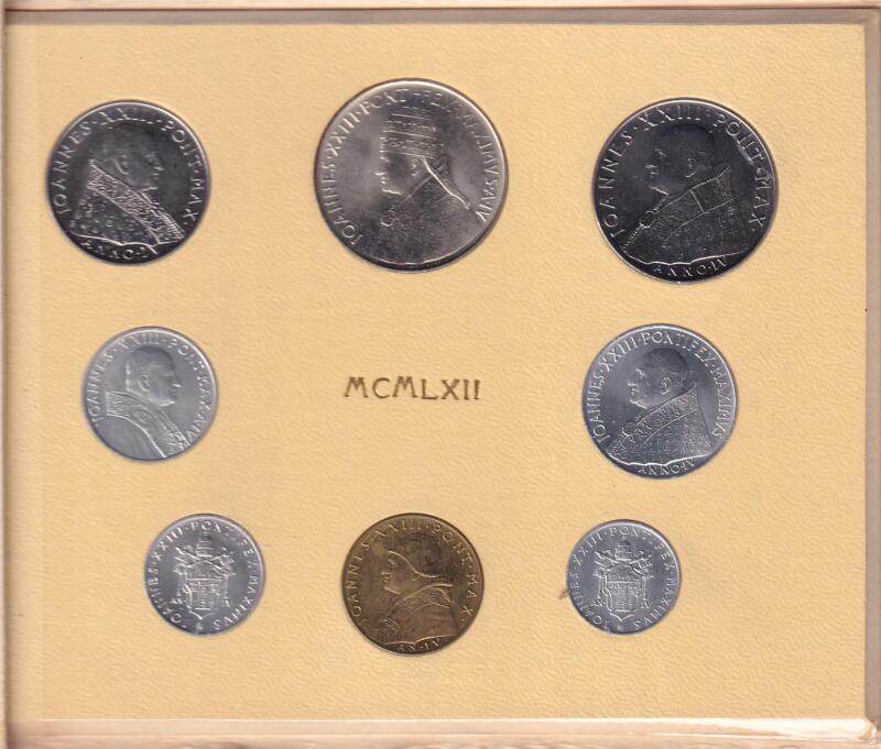 Monete Vaticano 1962 Serie Concilio Ecumenico Vaticano II