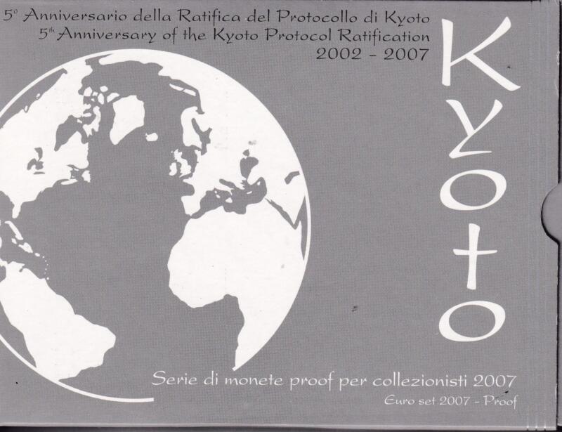 Serie Monete  proof  Italia Repubblica Anno  2007