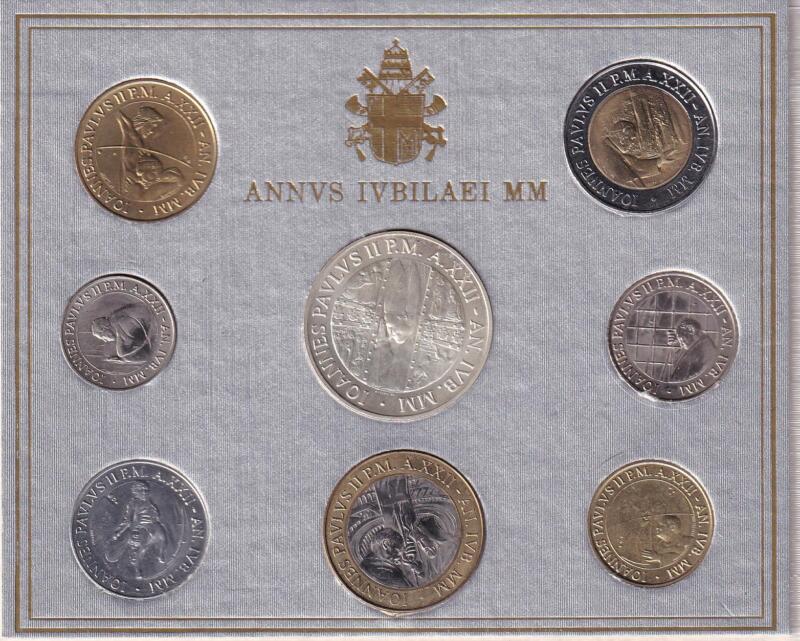 Monete Vaticano 1975 Annus Iubilaei MM fior di conio