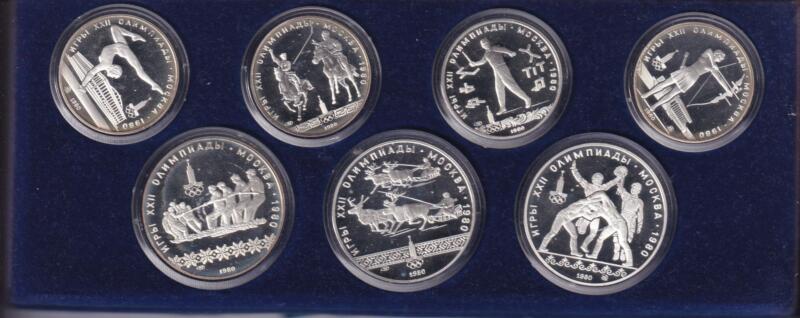 Serie Monete Russia anno 1980 Serie Olimpiadi - Settima serie sport