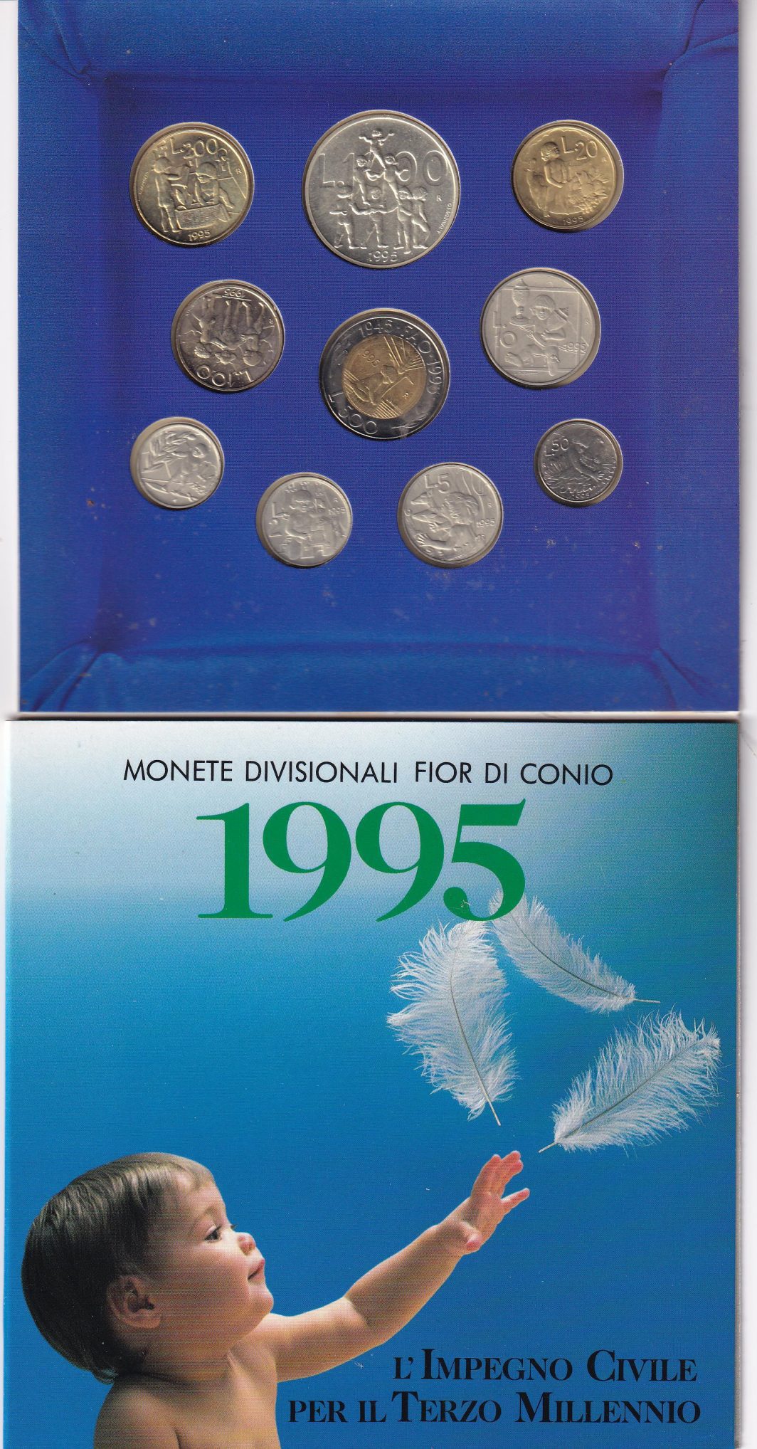 Monete San Marino – Serie divisionale fior di conio Anno 1995