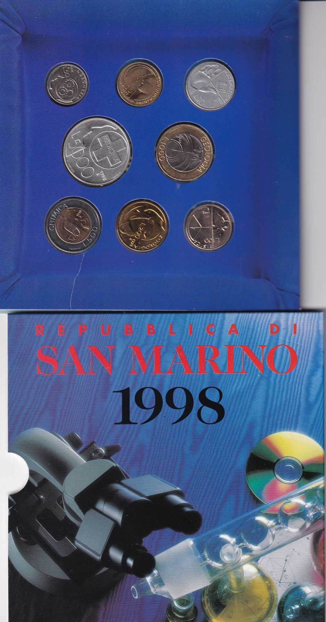 Monete San Marino – Serie divisionale fior di conio Anno 1998