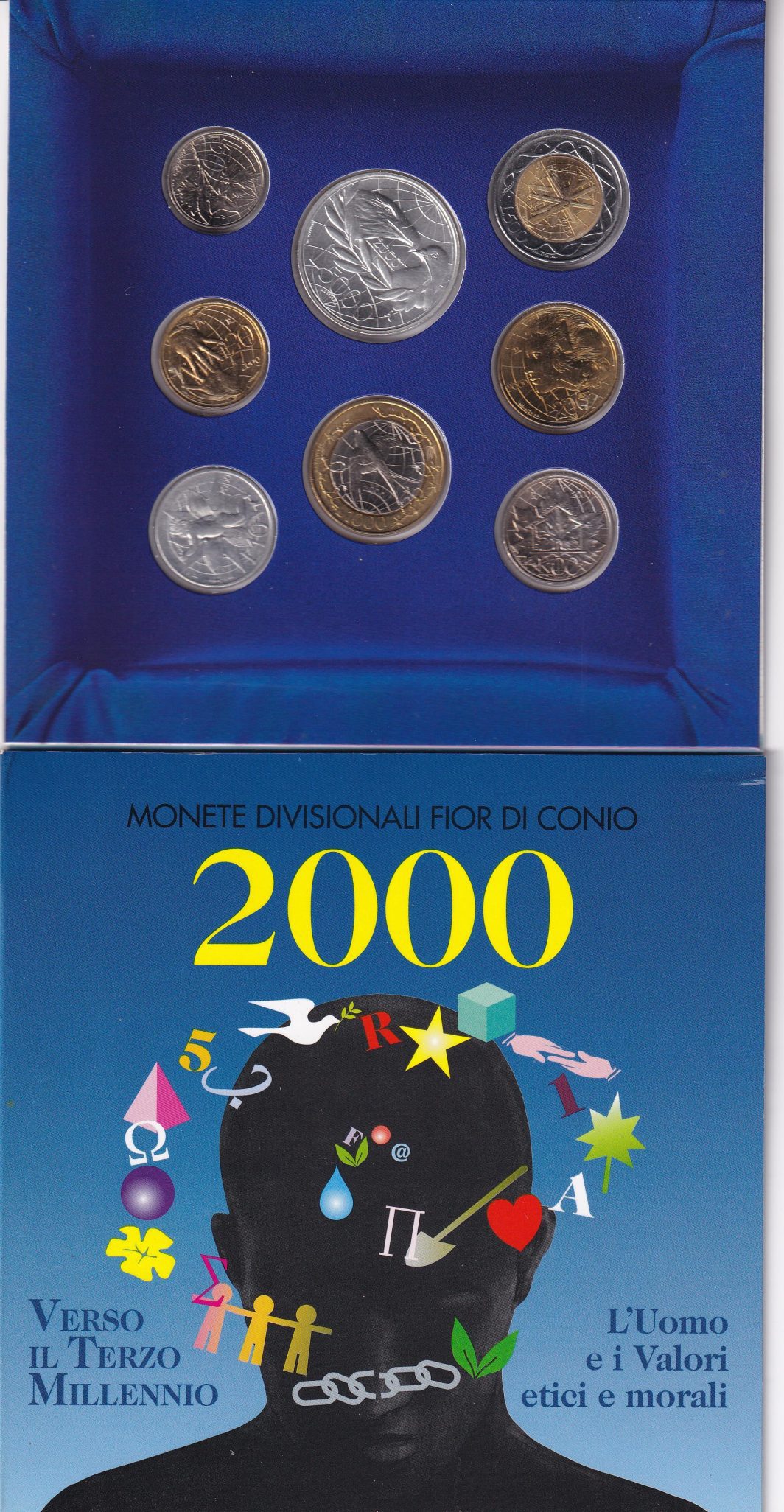 Monete San Marino – Serie divisionale fior di conio Anno 2000