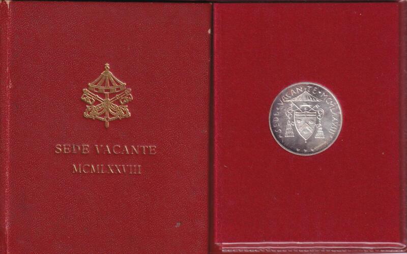 Moneta Vaticano 1978 Sede Vacante fior di conio
