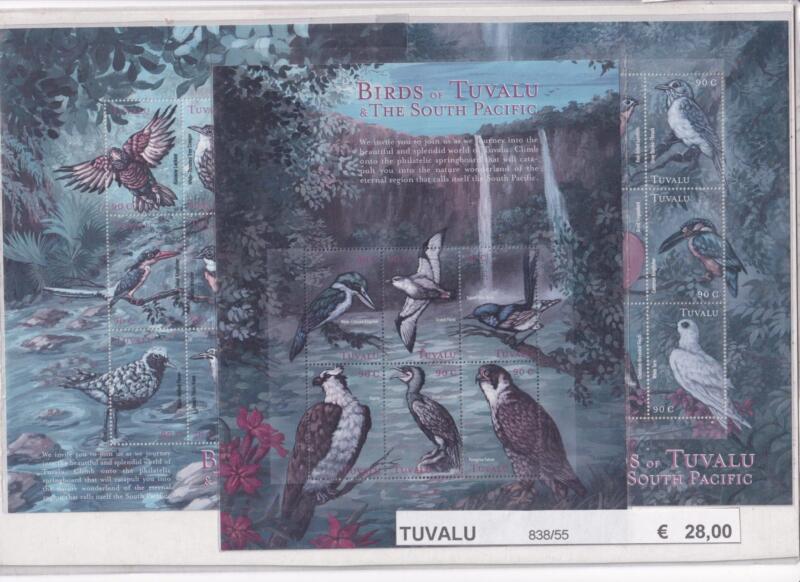 Minifogli Tuvalu  - Uccelli di Tuvalu