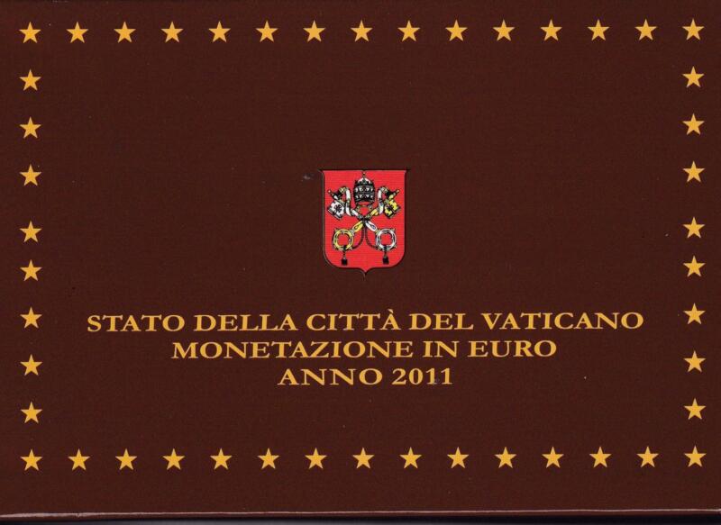 Serie Monete  proof  Vaticano Anno  2011
