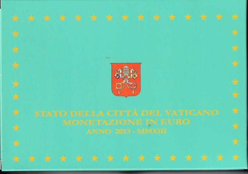 Serie Monete  proof  Vaticano Anno  2013
