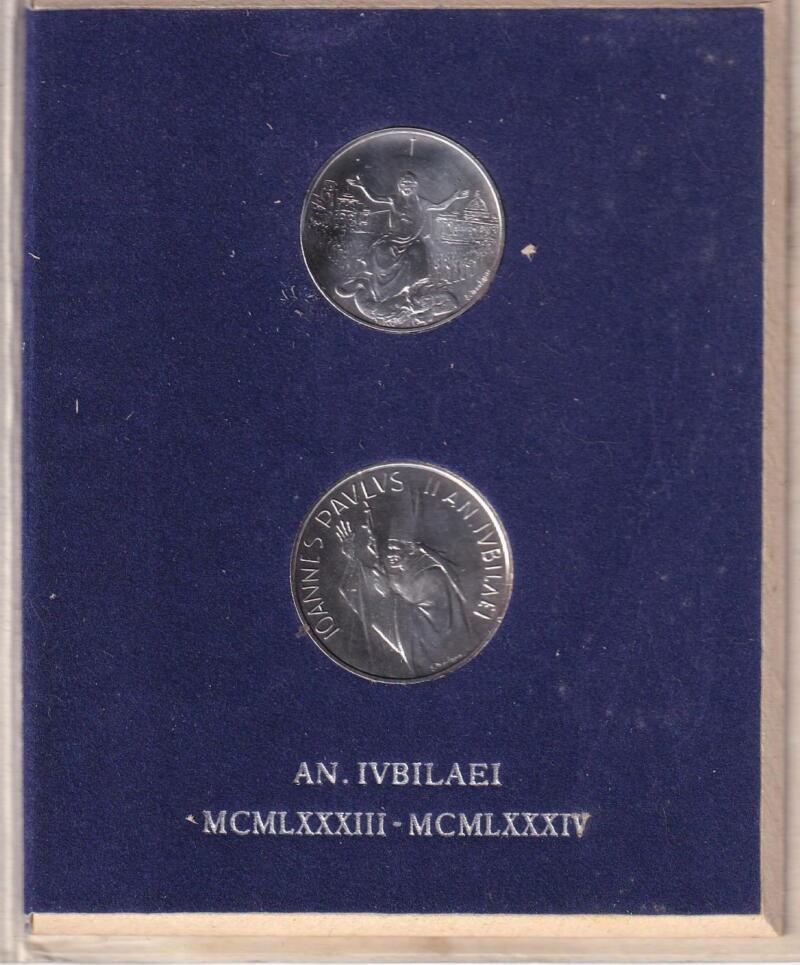 Monete Vaticano 1983 Annus Iubilaei MCMLXXXIII-MCMLXXXIV fior di conio