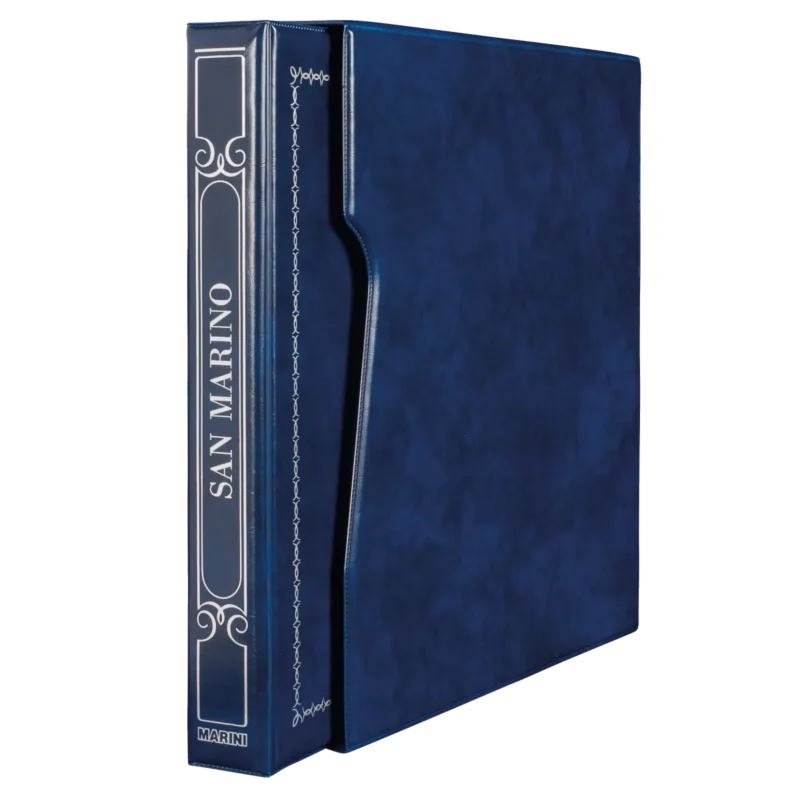 Cartella Marini A22 blu con scritta San Marino