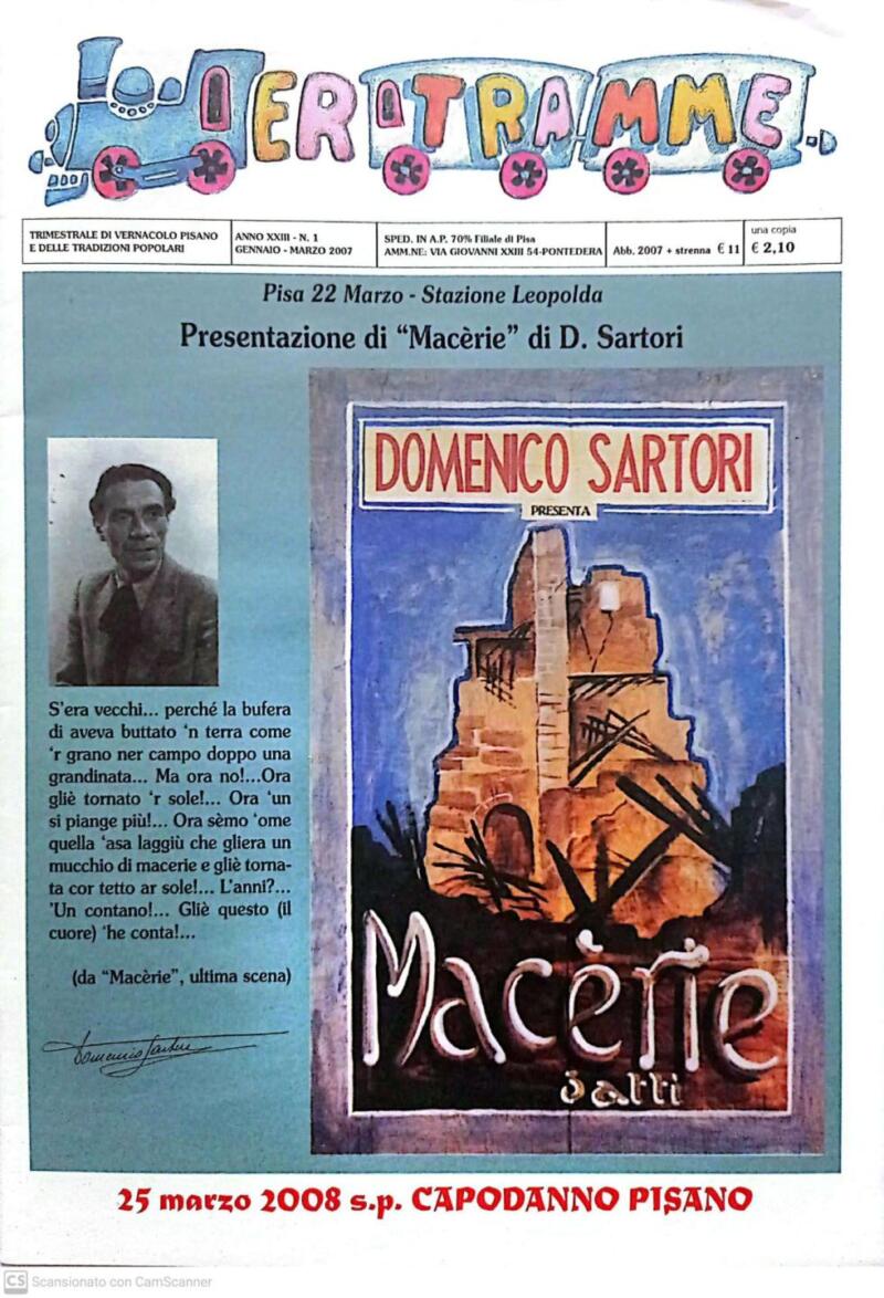 Rivista Er Tramme - Anno XXIII n. 1, gennaio-marzo 2007