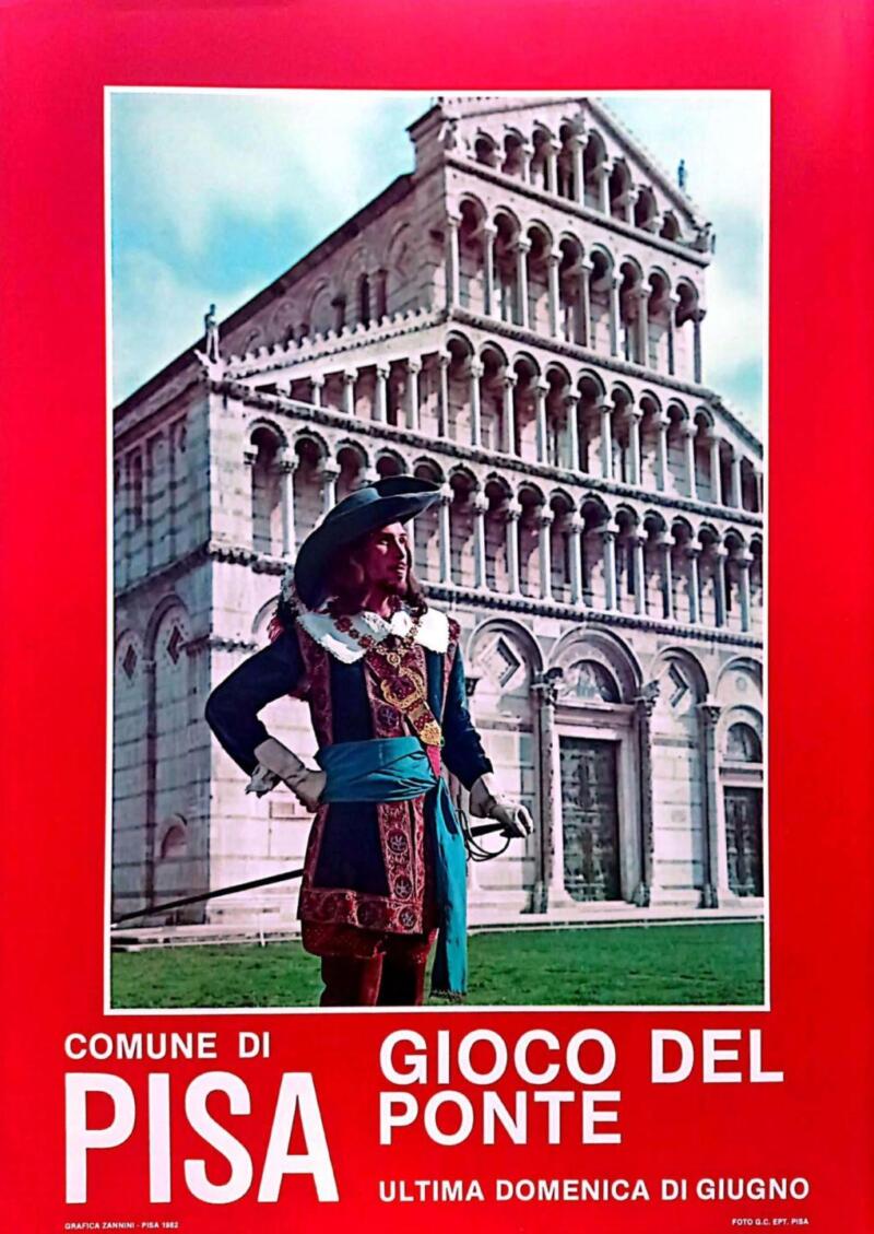 Manifesto Gioco del Ponte 1982