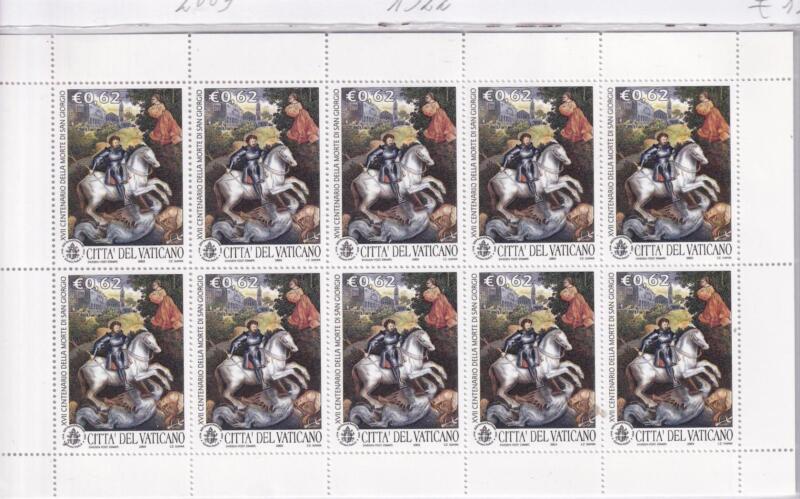 Minifoglio Vaticano Anno 2003 cat. n. 1322 Diciassettesimo Centenario della morte di San Giorgio