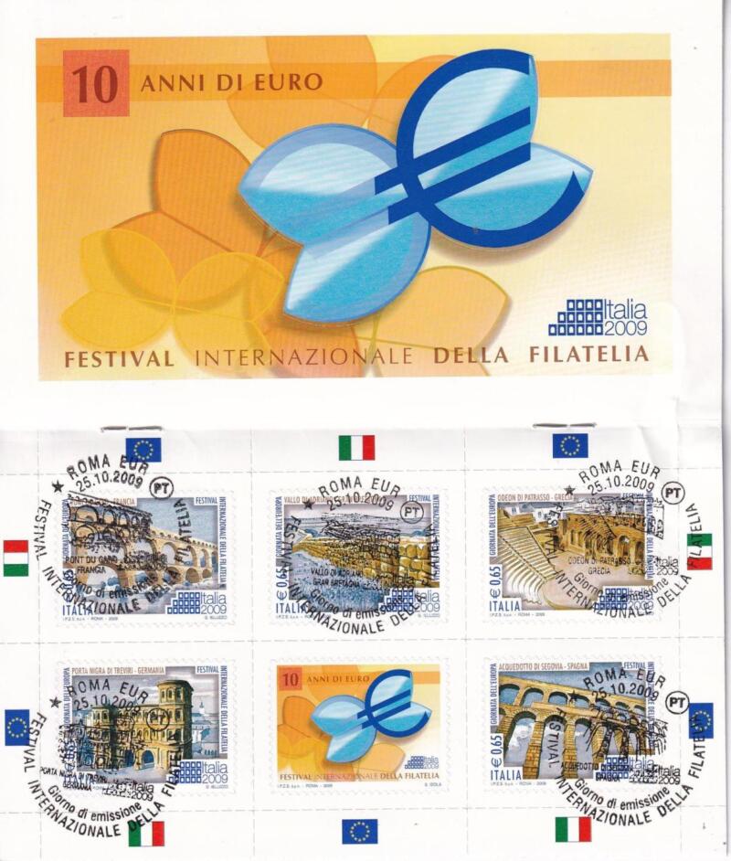 Libretto Italia Anno 2009 Festival Internazionale della Filatelia Italia 2009 (Lb n. 26) con Annullo speciale