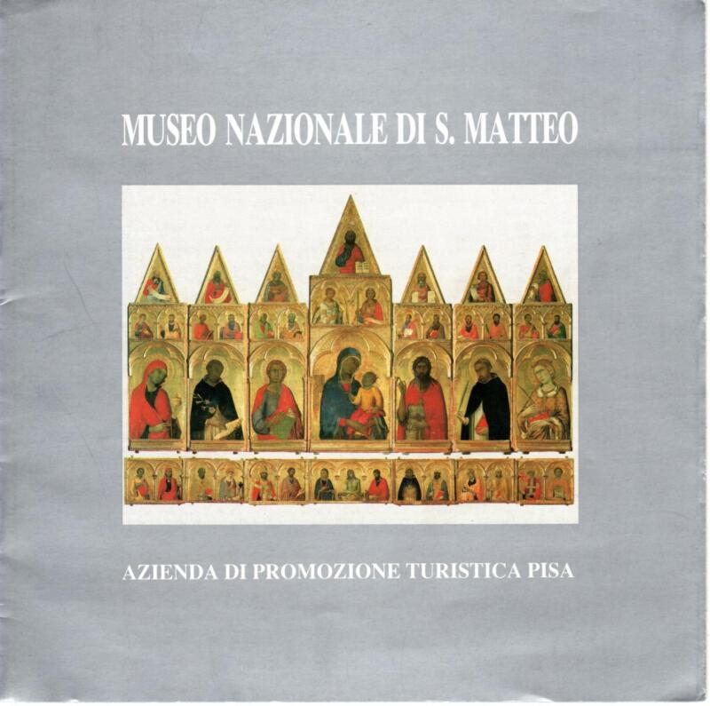 Brochure Museo Nazionale di S. Matteo, a cura dell'Azienda di Promozione Turistica di Pisa