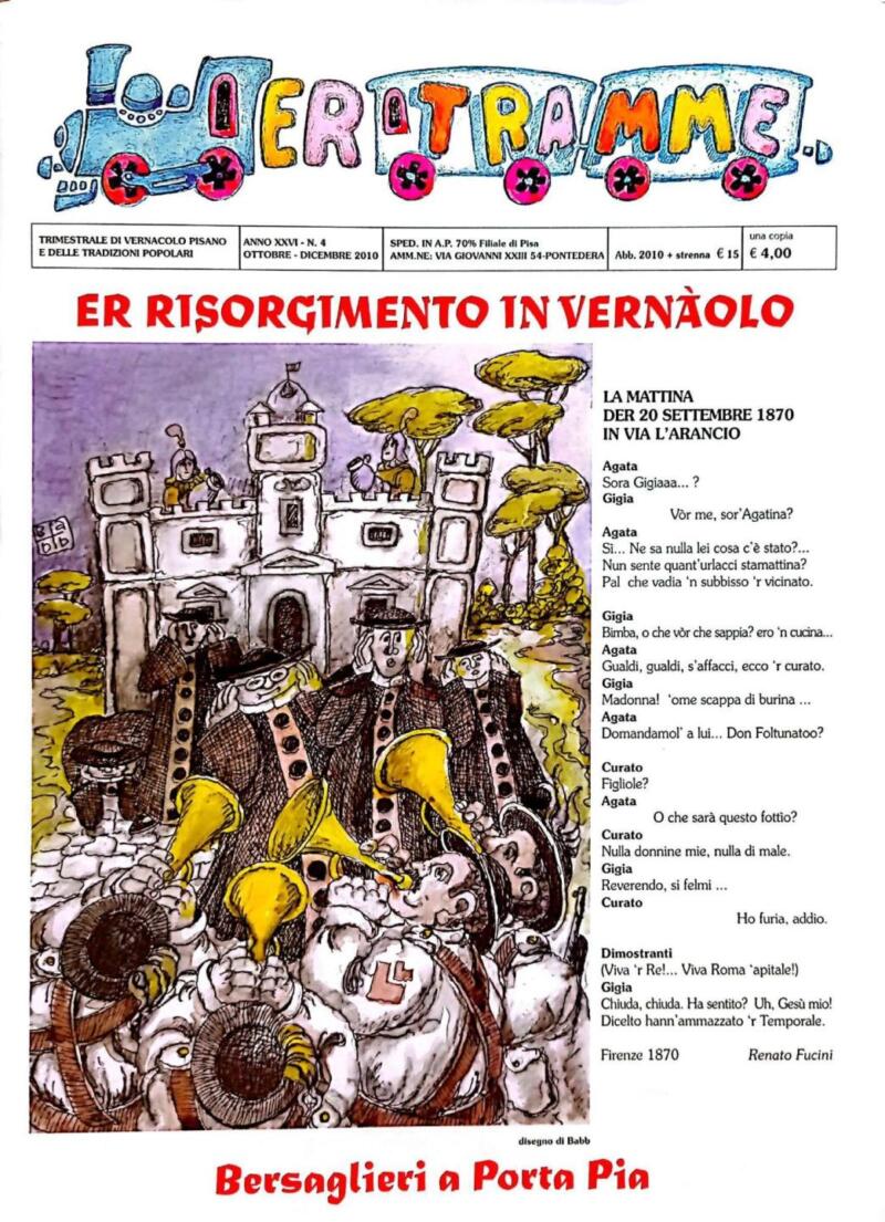Rivista Er Tramme, Anno XXVI n. 4, ottobre-dicembre 2010