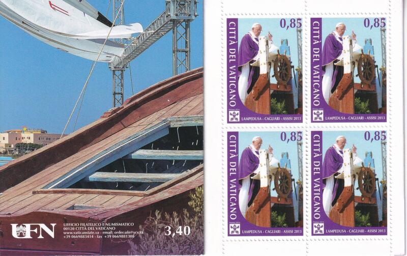 Libretto Vaticano, Anno 2014, I viaggi nel mondo di Papa Francesco nel 2013 (LB n. 23)