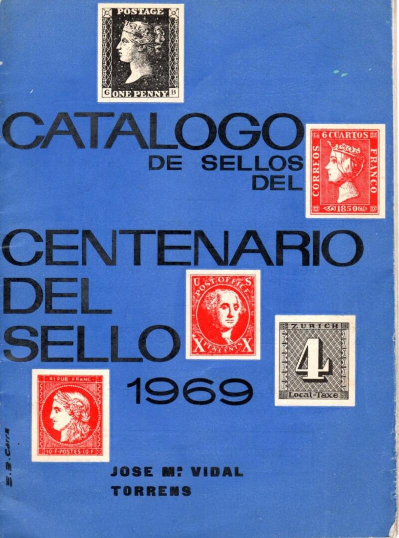 Vidal Torrens, Catalogo de sellos del centenario del sello 1969