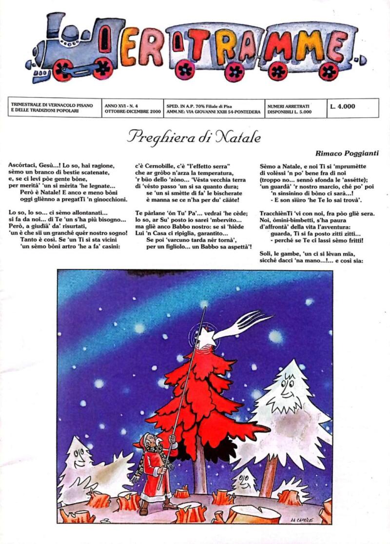 Rivista Er Tramme Anno XVI N. 4 ottobre-dicembre 2000