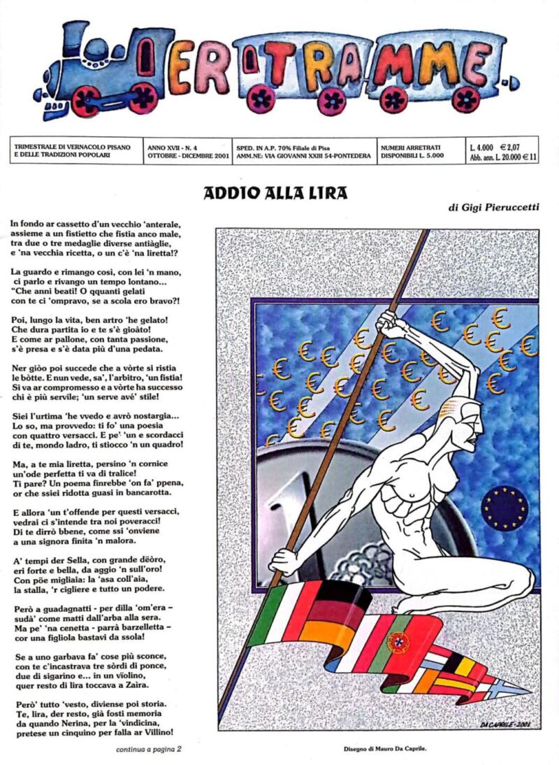 Rivista Er Tramme Anno XVII N. 4 ottobre-dicembre 2001