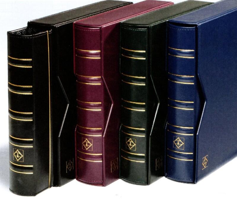 Cartella ad anelli Leuchtturm Optima con custodia protettiva inclusa COLORE NERO