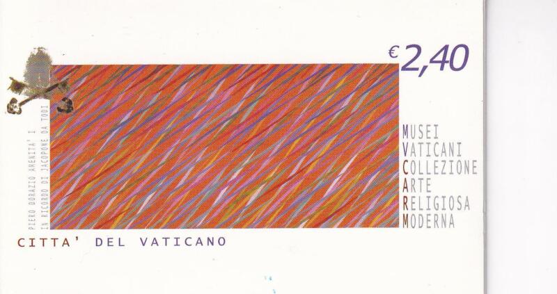Libretto Vaticano, Anno 2004, I Musei Vaticani e l’Arte Contemporanea (Lb. n. 12)