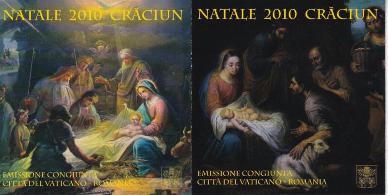 Libretto Vaticano, Anno 2010, Natale. Dipinti di G. Tattaresen e della Scuola del Murillo (Lb. n. 18-19)