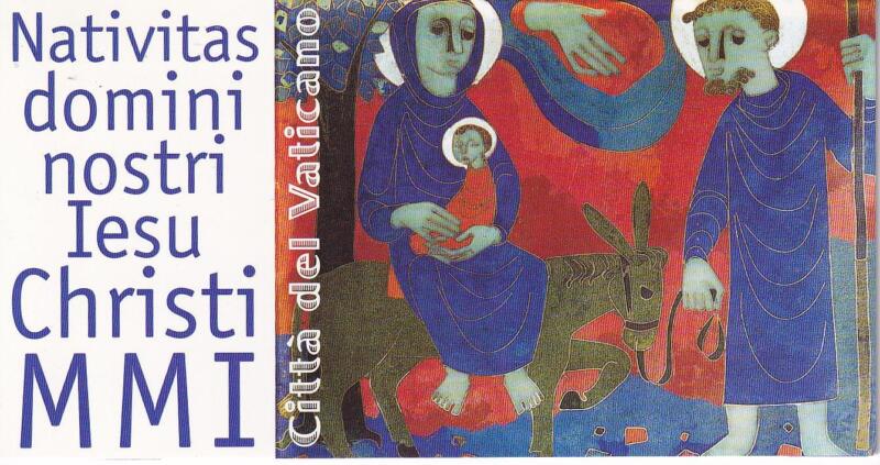 Libretto Vaticano, Anno 2001, Natale (Lb. n. 9)