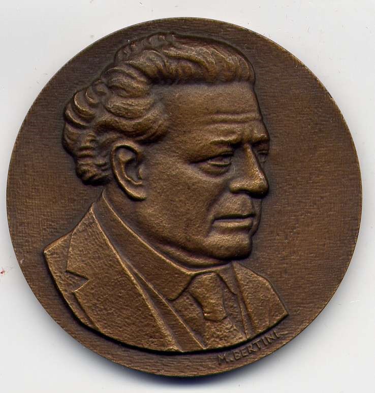 Medaglia coniata per Società Corale Pisana, Omaggio a Pietro Mascagni, 1975, Edizioni per il collezionismo. Corredata di certificato di garanzia e libretto descrittivo dell'evento