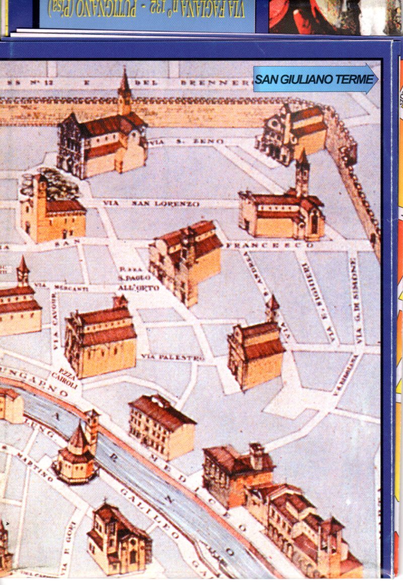 Piantina di Pisa, Tirrenia, Marina di Pisa, Ospedaletto