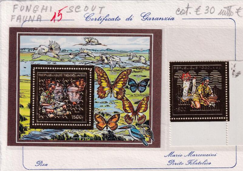 Francobolli Togo, Scout