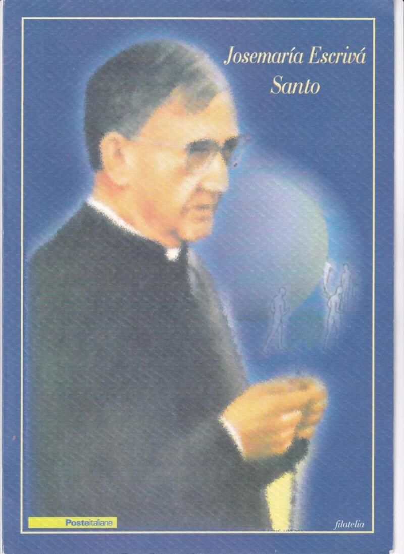 Folder Italia, Data 06/10/2002, José Maria Escrivà Santo (cat. n. 2639)